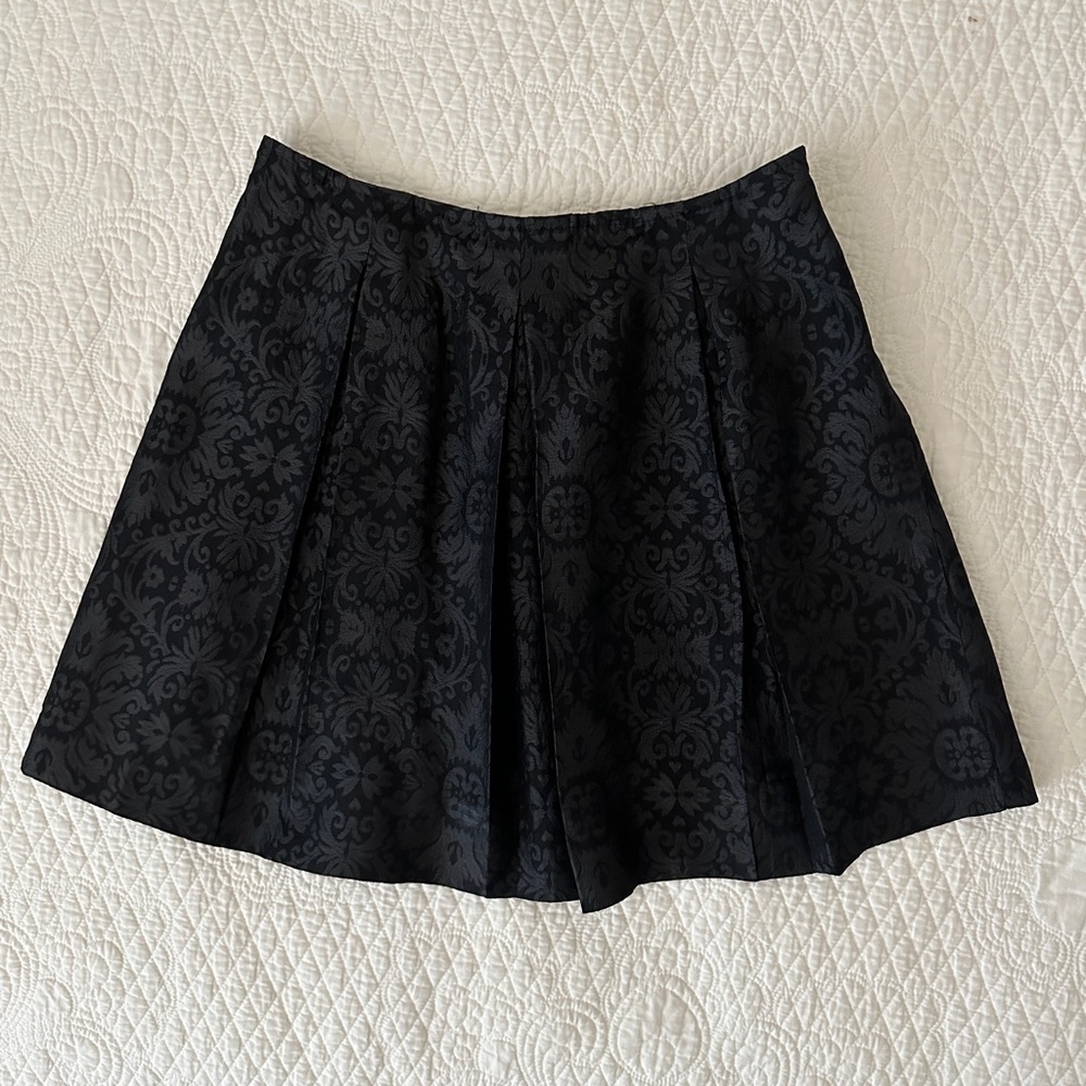 Urban Outfitters Lux Brocade Mini Skirt Black Size 1